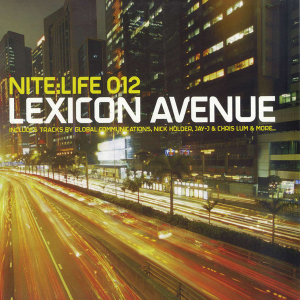 Image of Front Cover of 3624407E: 2x12" - LEXICON AVENUE, Nite:Life 012 (NRK Sound Division; NRKMXV012, UK 2002, Picture Sleeve)   VG/VG