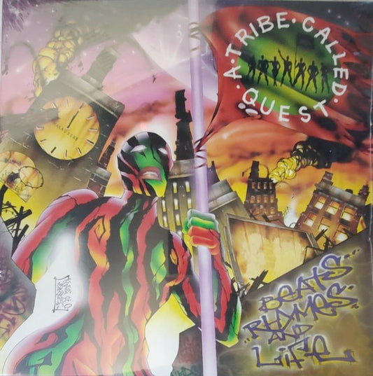 Image of Front Cover of 3654187S: 2xLP - A TRIBE CALLED QUEST, Beats, Rhymes And Life (Jive; 01241-41587-1, US 2020s Reissue)   NEW/NEW