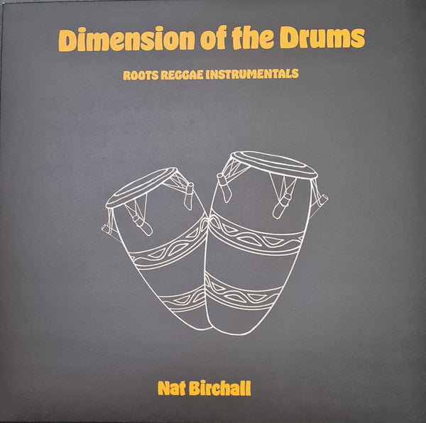 Image of Front Cover of 3634136E: LP - NAT NAT BIRCHALL, Dimension Of The Drums - Roots Reggae Instrumentals (Ancient Archive of Sound; AAOS 242, Worldwide 2024)   NEW/NEW