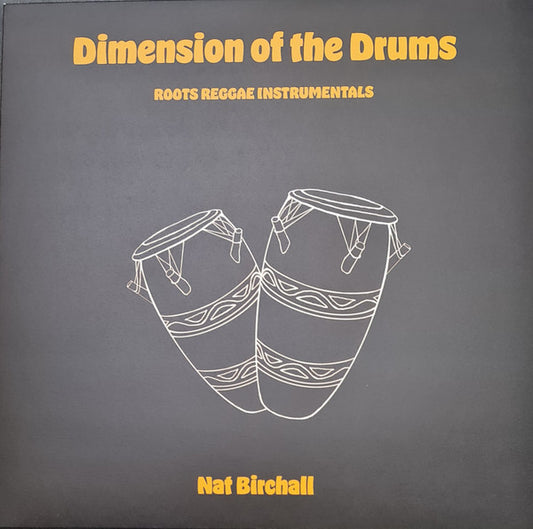 Image of Front Cover of 3634136E: LP - NAT NAT BIRCHALL, Dimension Of The Drums - Roots Reggae Instrumentals (Ancient Archive of Sound; AAOS 242, Worldwide 2024)   NEW/NEW