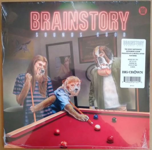 Image of Front Cover of 3634108E: LP - BRAINSTORY, Sounds Good (Big Crown Records; BC112LP, US 2024)   NEW/NEW