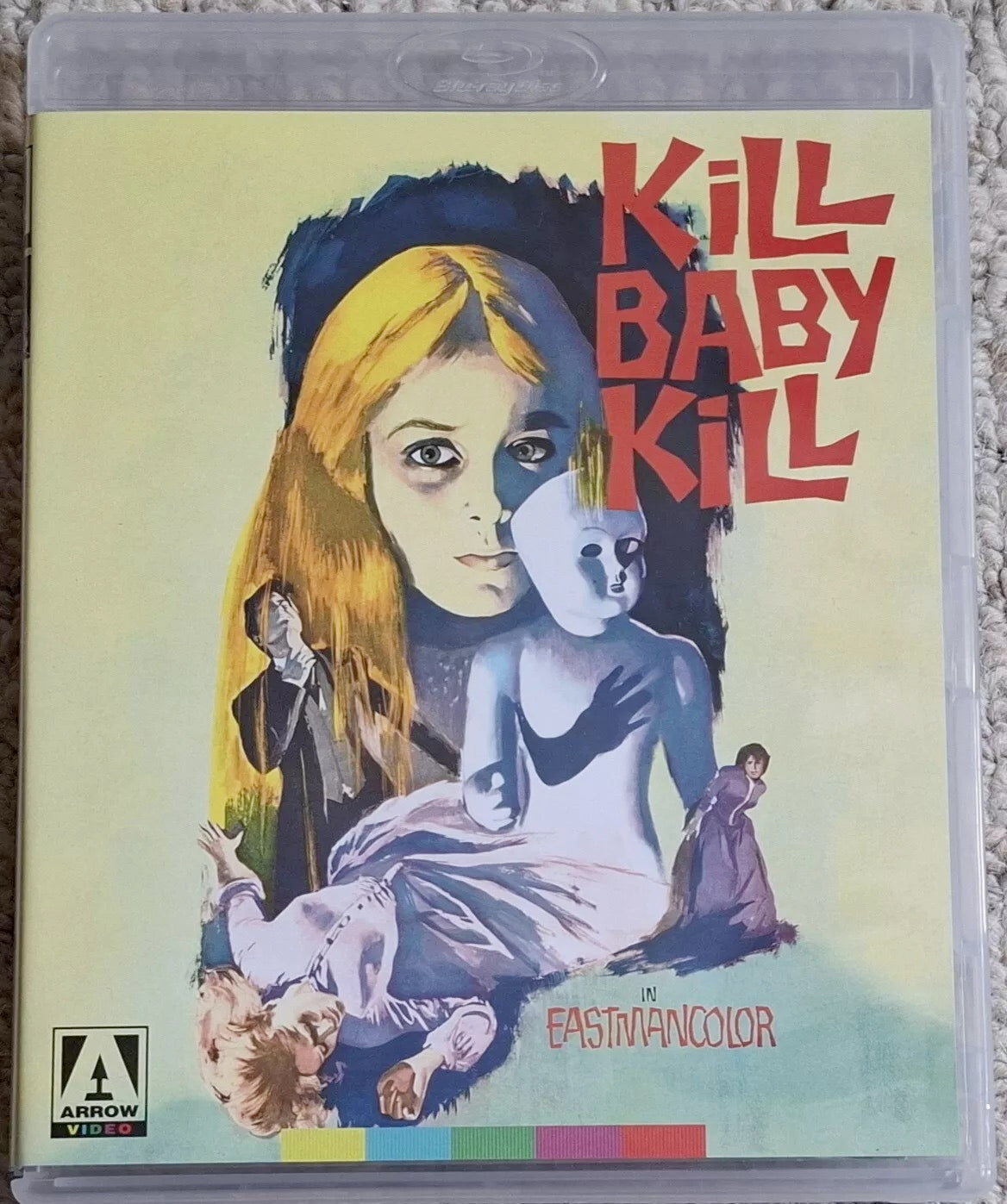 Image of Front Cover of 3614473C: 2xBlu-ray - MARIO BAVA, Kill Baby Kill (Arrow Video; FCD1573, UK 2017 Reissue, DVD Case, Booklet)   VG+/VG+