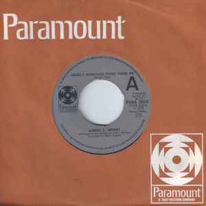 Image of Front Cover of 7" - /EX - SAMUEL E. WRIGHT, There's Something Funny Going On / Three Hundred Pounds Of Hongry (Paramount Records; PARA 3035, UK 1973, Promo, Plain sleeve), Centre intact.,  - 1316178C
