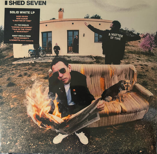 Image of Front Cover of 3724020E: LP - SHED SEVEN, A Matter Of Time (Cooking Vinyl; COOKLP898, Worldwide 2024, White vinyl)   VG+/VG+