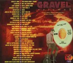 Image of Back Cover of 3714110C: CD - VARIOUS, Gravel Volume 3 (Kumquat May; KMGR 00003, Australia 2005 Reissue, Jewel Case)   VG+/VG+