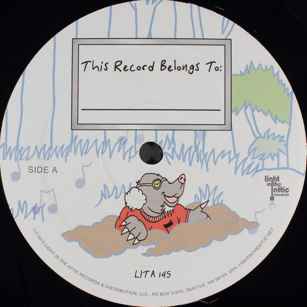 Image of Label Cover of LP - VG+/VG+ - VARIOUS, This Record Belongs To (Light In The Attic; LITA 145, US 2015, Pasteback Gatefold, Booklet, With Obi), Bottom of Obi creased,  - 3446354S