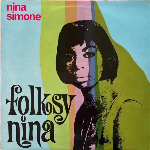 Image of Front Cover of 3724085E: LP - NINA SIMONE, Folksy Nina (Colpix Records; PXL 465, UK 1964)   VG/VG