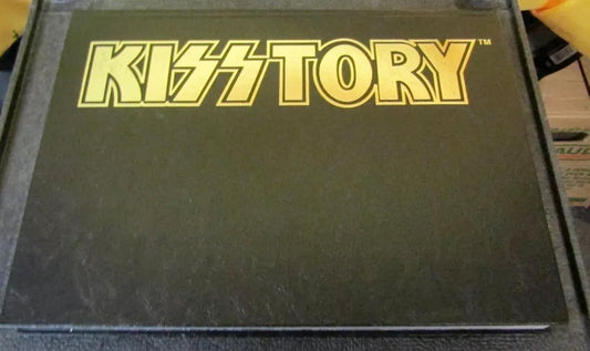 Image of Front Cover of 3734064E: Book - KISS, KISSTORY (, US 1994, Hardback With Slipcase)   EX/EX