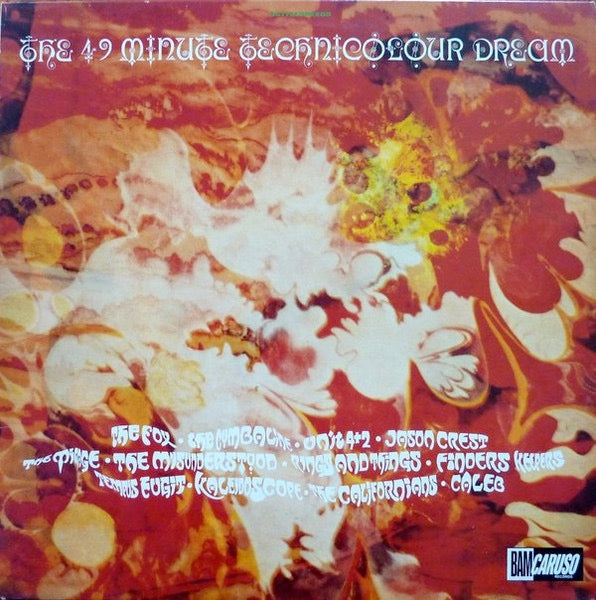 Image of Front Cover of LP - VG+/VG - VARIOUS, The 49 Minute Technicolour Dream (Bam-Caruso Records; KIRI 027, UK 1984, Insert), Strong VG,  - 3026130E