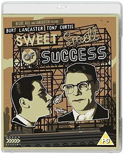 Image of Front Cover of 3734066E: Blu-ray - BURT LANCASTER, TONY CURTIS, The Sweet Smell Of Success (Arrow Academy; , UK )   VG+/VG+