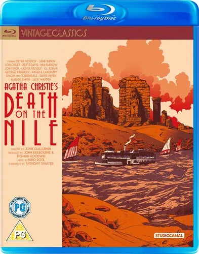 Image of Front Cover of 3734075E: Blu-ray - JOHN GUILLERMIN, Death On the Nile (Studio Canal ; , UK )   VG+/VG+