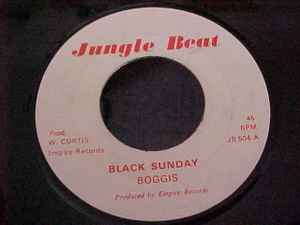 Image of Front Cover of 3754108S: 7" - BOGGIS / FAYBIAN, Black Sunday / Tribulation (Jungle Beat; JB 504, UK 1976, Plain sleeve)   /VG