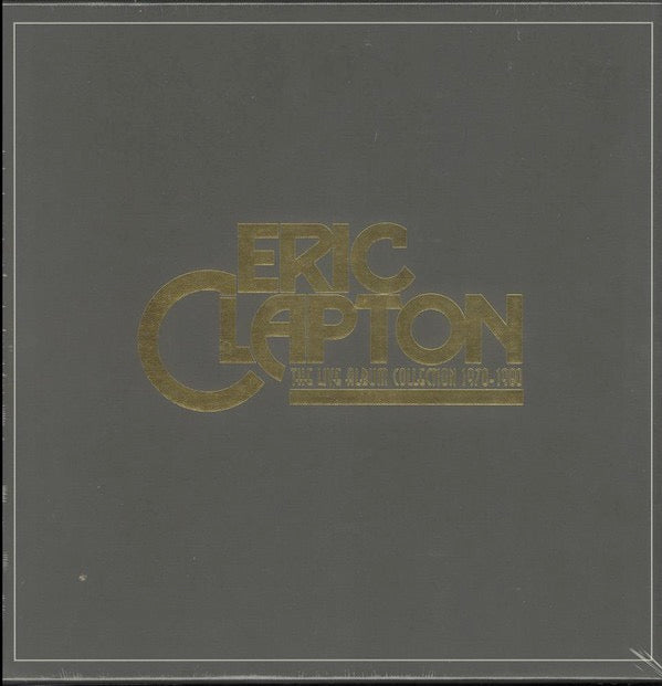 Image of Front Cover of 3744347S: 6xLP - ERIC CLAPTON, The Live Album Collection 1970 - 1980 (Polydor; 475 049-0, UK 2011, Box Set) Strong VG+  VG+/VG+