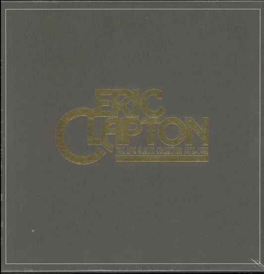 Image of Front Cover of 3744347S: 6xLP - ERIC CLAPTON, The Live Album Collection 1970 - 1980 (Polydor; 475 049-0, UK 2011, Box Set) Strong VG+  VG+/VG+