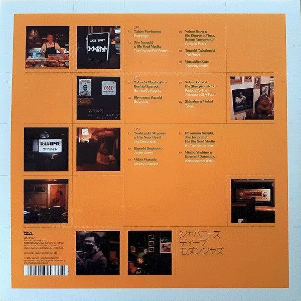 Image of Back Cover of 3834014E: 3xLP - VARIOUS, J Jazz: Deep Modern Jazz From Japan (Volume 4) The Nippon Columbia Label 1968-1981 (BBE; BBE731CLP, UK 2023, Gatefold, Insert)   NEW/NEW