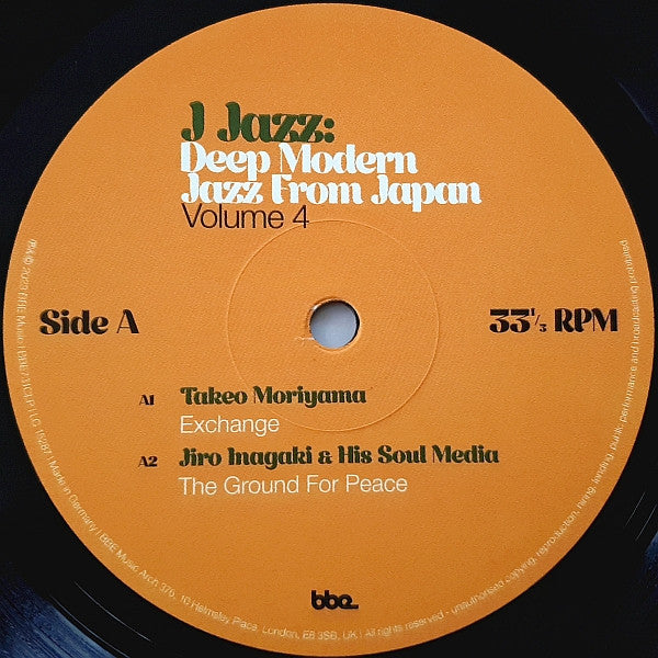 Image of Label Cover of 3834014E: 3xLP - VARIOUS, J Jazz: Deep Modern Jazz From Japan (Volume 4) The Nippon Columbia Label 1968-1981 (BBE; BBE731CLP, UK 2023, Gatefold, Insert)   NEW/NEW