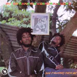 Image of Front Cover of 3744393S: LP - PETER RANKING & GENERAL LUCKY, Jah Standing Over Me (Silver Camel; SCLP 011, UK 1982, Picture sleeve) Lightest of marks. Wear to sleeve with light creasing.  VG/VG+