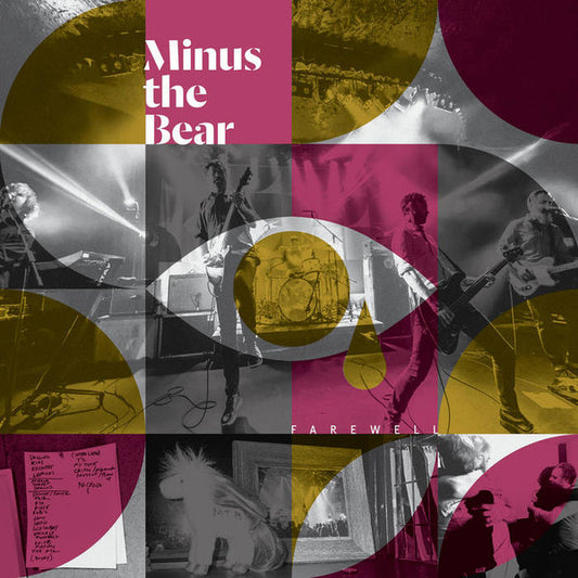 Image of Front Cover of 3744419S: 3xLP - MINUS THE BEAR, Farewell (Suicide Squeeze; SSQ175, US 2021, Triple Gatefold, 3 Inners, Grey Opaque Vinyl)   VG+/VG+