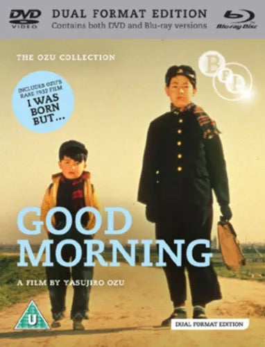 Image of Front Cover of 3734144E: 2xBlu-ray - YASUJIRO OZU, Good Morning (BFI; BFIB1070, Europe , Dual Format DVD + Blu Ray)   VG+/VG+