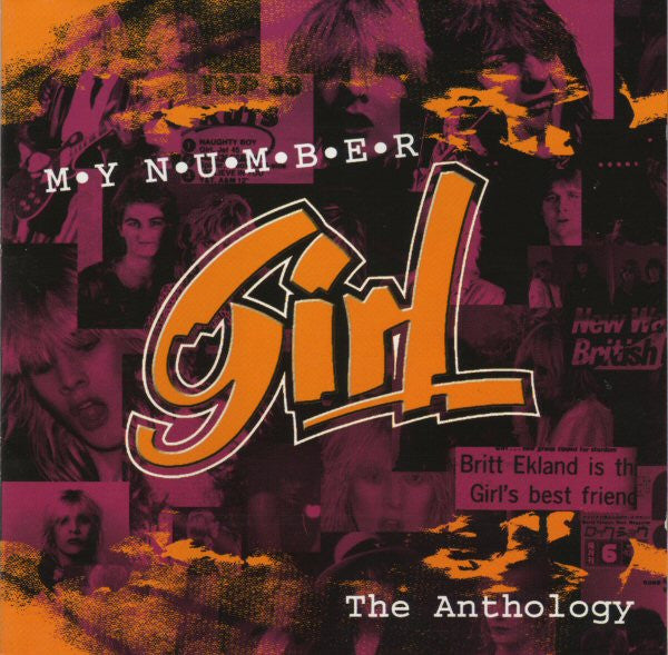 Image of Front Cover of 3754008S: CD - GIRL, My Number (The Anthology) (Sanctuary; CMDDD363, UK & Europe 2001)   VG+/VG+