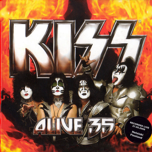 Image of Front Cover of 3734149E: 2xCD - KISS, Kiss Alive 35 - 05/27/08 Helsinki, Finland (Concert Live; none, Finland 2008, Digipak)   VG+/VG+