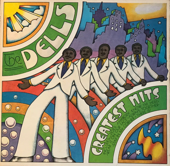 Image of Front Cover of LP - VG/VG - THE DELLS, The Dells Greatest Hits (Chess; CRLS 4554, UK 1969, Laminated Sleeve), Edgewear, creases to laminate. Several light hairlines. ,  - 2326058E