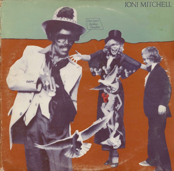Image of Front Cover of 2xLP - VG/VG - JONI MITCHELL, Don Juan's Reckless Daughter (Asylum Records; K 63003, UK 1977, Gatefold, 2 Inners), NB 1978 sleeve, LPs are 77 matrix,  - 3846064S