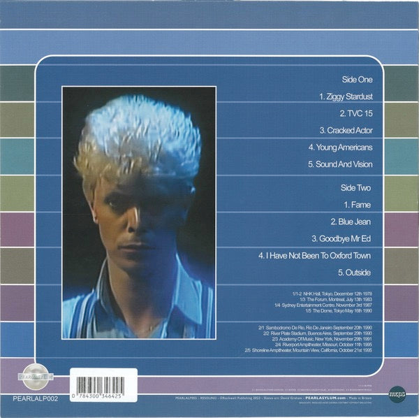 Image of Back Cover of 3814006C: LP - DAVID BOWIE, Resound (Pearl Asylum; PEARLALP002,  2023)   VG+/VG+