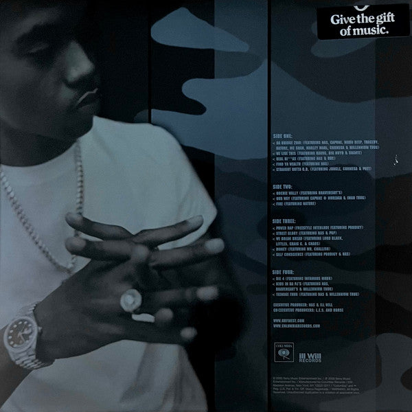 Image of Back Cover of 2xLP - VG/G - QB FINEST, Nas & Ill Will Records Presents Queensbridge The Album (Columbia; C2 63807, US 2000, 2 Inners), Cellotaped Inners,  - 4446039S