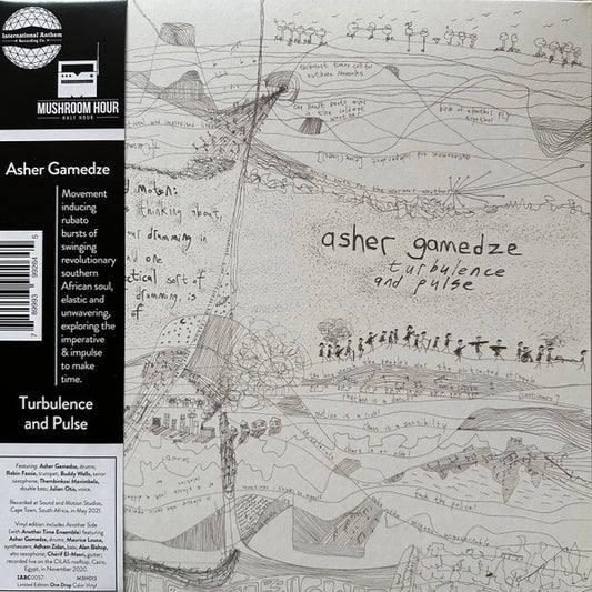 Image of Front Cover of 2xLP - VG+/VG+ - ASHER GAMEDZE, Turbulence And Pulse (; IARC0057, Worldwide 2023, Gatefold, 2 Inners, OBI Strip), ,  - 5245083S