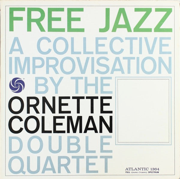 Image of Front Cover of 3814182C: LP - THE ORNETTE COLEMAN DOUBLE QUARTET, Free Jazz - A Collective Improvisation (Atlantic; ATLANTIC 1364, US Reissue, Gatefold, No Die Cut Frame) Great copy all round!  VG+/EX