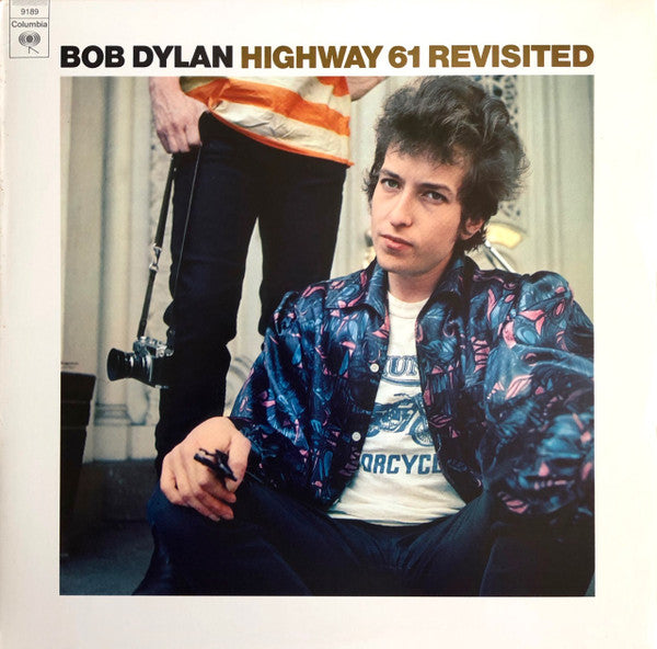 Image of Front Cover of 3824216E: LP - BOB DYLAN, Highway 61 Revisited (Columbia Red w/ Black text; 9189, US Reissue)   VG/VG