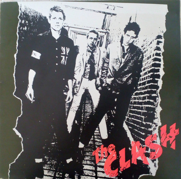 Image of Front Cover of 3814176C: LP - THE CLASH, The Clash (CBS Red Label; CBS 32232, UK 1987 Reissue, Nice Price Inner) Very faint hairlines from inner, NP hype sticker on front of sleeve.  VG/VG+