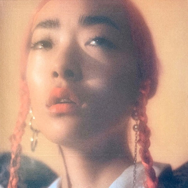 Image of Front Cover of 3824165E: Mini LP - RINA SAWAYAMA, Rina (The Vinyl Factory; 3614978630304, UK 2018, Yellow Butterscotch Vinyl) Ring Wear And Other Wear To Finish Of Front Sleeve, Sleeve Creased  VG/EX