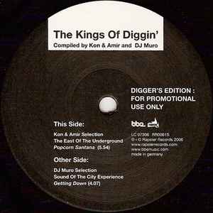 Image of Front Cover of 3824266E: 7" - THE EAST OF THE UNDERGROUND / SOUND OF THE CITY EXPERIENCE, The Kings Of Diggin' (Rapster Records; RR0061S, Germany 2006, Promo, Plain sleeve) Light marks. Strong VG.  /VG