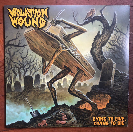 Image of Front Cover of 3844320S: LP - VIOLATION WOUND, Dying To Live Living To Die (Peaceville; VILELP839, UK 2019, Inner)   EX/EX