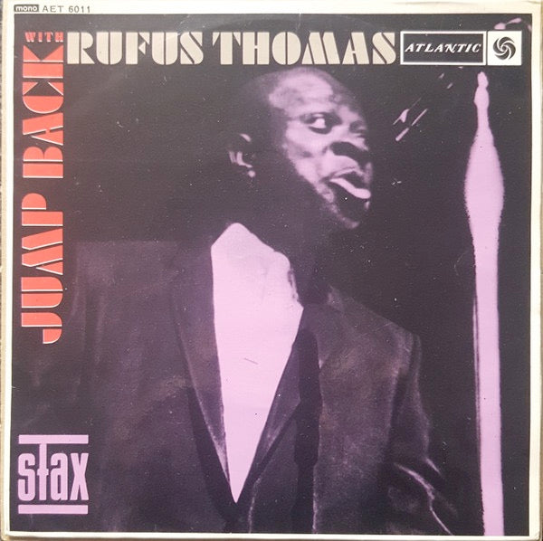 Image of Front Cover of 3814342C: 7" EP - RUFUS THOMAS, Jump Back With Rufus Thomas (Atlantic; AET 6011, UK 1965, Laminated Flipback Sleeve, Mono) Centre intact with marks on it. Sleeve has some ring wear and discolouration  VG/G