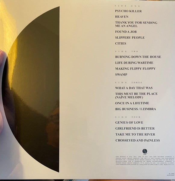 Image of Back Cover of 2xLP - EX/EX - TALKING HEADS, Stop Making Sense (Music From A Film By Jonathan Demme And Talking Heads) (Sire; R5 724897, US 2024 Reissue, Booklet), ,  - 2346296S