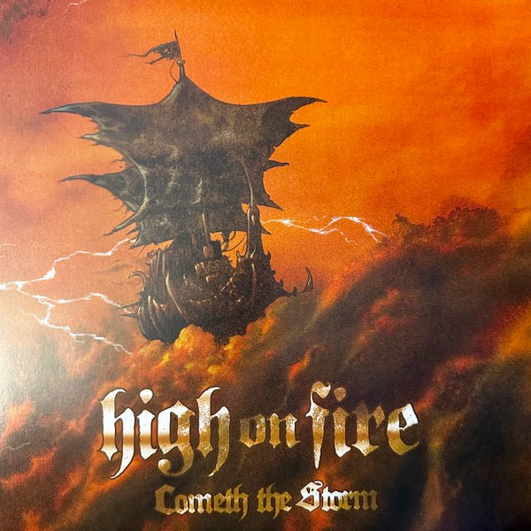 Image of Front Cover of 3814563C: 2xLP - HIGH ON FIRE, Cometh The Storm (MNRK Heavy; MNK-LP-440170, Europe 2024, Gatefold, Download Code)   NEW/NEW