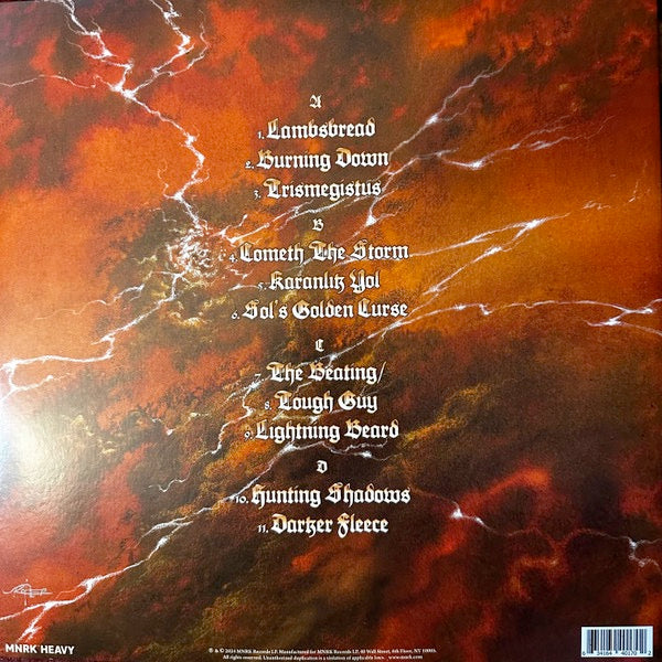 Image of Back Cover of 3814563C: 2xLP - HIGH ON FIRE, Cometh The Storm (MNRK Heavy; MNK-LP-440170, Europe 2024, Gatefold, Download Code)   NEW/NEW