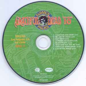 Image of Label of 3834213E: 4xCD - GRATEFUL DEAD, Dave's Picks, Volume 10 (Thelma, Los Angeles, CA 12/12/69) / Dave's Picks 2014 Bonus Disc (Rhino Records; R2-541134, US 2014, Quadruple Digipak, Booklet, Limited Edition, Number 12592/14000)   EX/EX