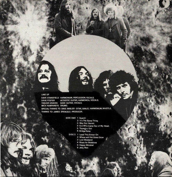 Image of Back Cover of 3844406S: LP - MOONKYTE, Count Me Out (Mother; SMOT 1, UK 1971, Die Cut Sleeve) Edge and Ring Wear, Small Price Sticker With An Amusing Price!  VG/VG