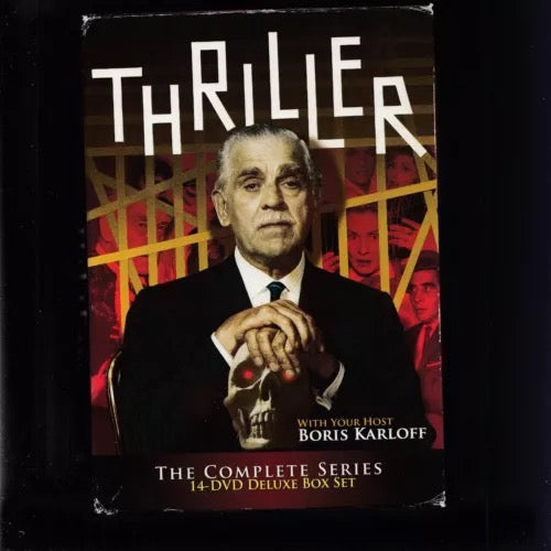 Image of Front Cover of 3934028E: 14xDVD - BORIS KARLOFF, Thriller The Complete Series (Image Entertainment ; , US , Box Set)   VG/VG+