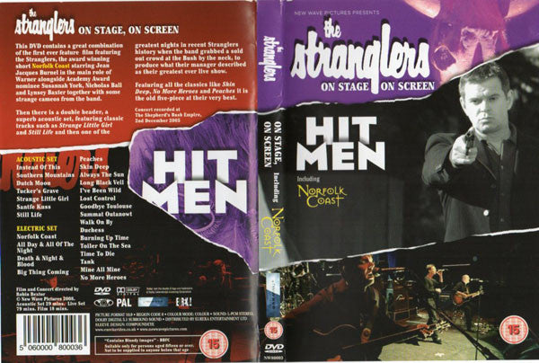 Image of Front Cover of 3934038E: DVD - THE STRANGLERS, On Stage, On Screen (New Wave Pictures; NW80003, UK 2008) Sealed Copy  EX/M