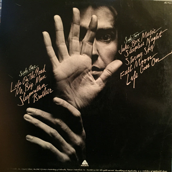 Image of Back Cover of LP - VG/VG+ - THE KINKS, Sleepwalker (Arista; AL 4106, US 1977, Inner, Stereo, Audio Manufacturing Press), Front of sleeve has fused with the shrinkwrap (not on back) - if removed will damage front image. ,  - 4326060E