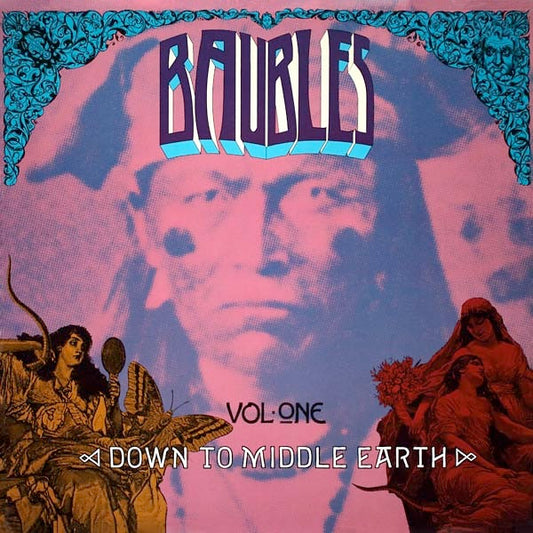 Image of Front Cover of 3914193C: LP - VARIOUS, Baubles Vol.One - Down To Middle Earth (Big Beat Records; WIK 72, UK 1988)   VG+/VG+