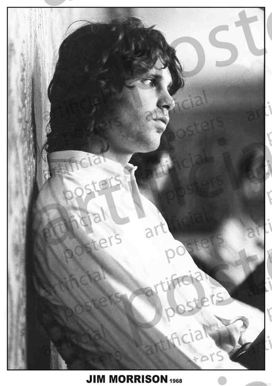 Image of Front Cover of 3914231C: Accessories - JIM MORRISON, Poster (84.1cm x 59.4cm; ART216, UK )   NEW/NEW