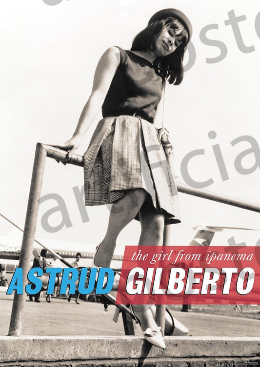 Image of Front Cover of 3914250C: Accessories - ASTRUD GILBERTO, Poster (84.1cm x 59.4cm; ART098, UK )   NEW/NEW