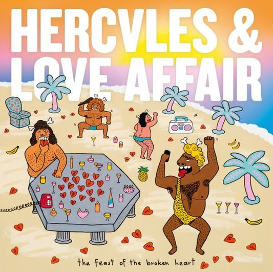 Image of Front Cover of 4944349S: 2xLP - HERCULES & LOVE AFFAIR, The Feast Of The Broken Heart (Moshi Moshi Records; MOSHI LP57, Europe 2014, Gatefold, 2 Inners, With CD) Seal opened instore. Still in shrinkwrap.  EX/EX