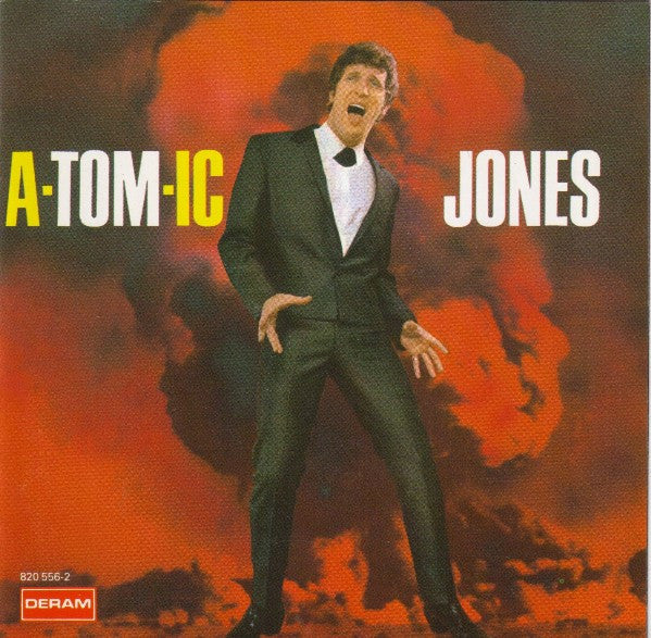 Image of Front Cover of 3934079E: CD - TOM JONES, A-tom-ic Jones (Deram; 820 556-2, Europe 1989, Jewel Case)   VG+/VG+